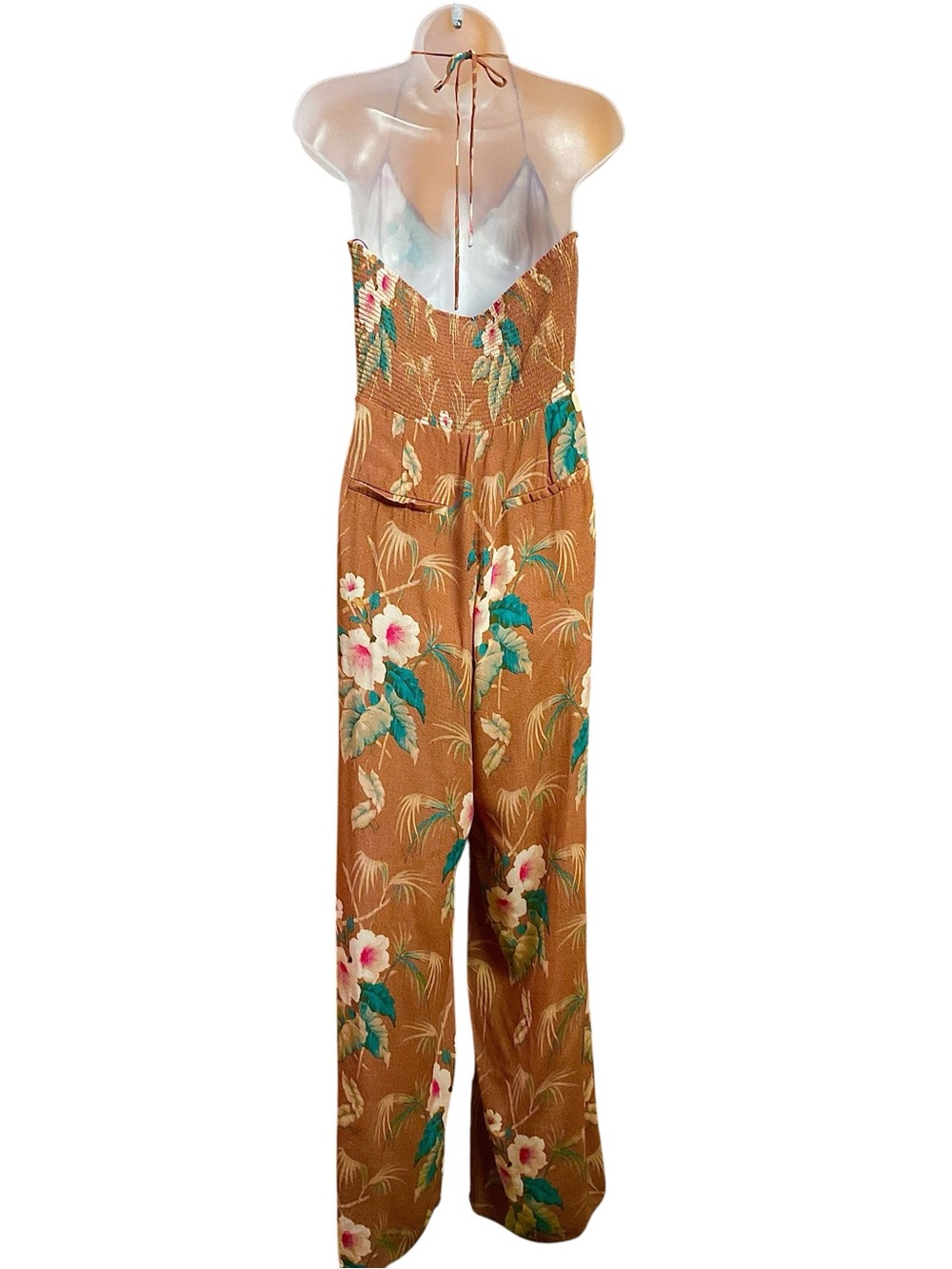 Paige Portland Jumpsuit in Mocha Size 10* - Picture 6 of 10